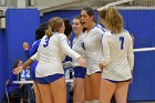 VB vs RIC  Wheaton Women's Volleyball vs Rhode Island College. - Photo by Keith Nordstrom : Wheaton, Volleyball, VB